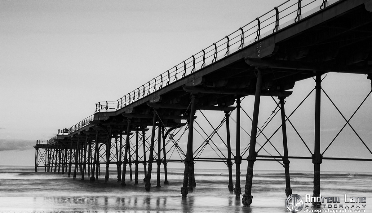 Saltburn Pier  silhouette 