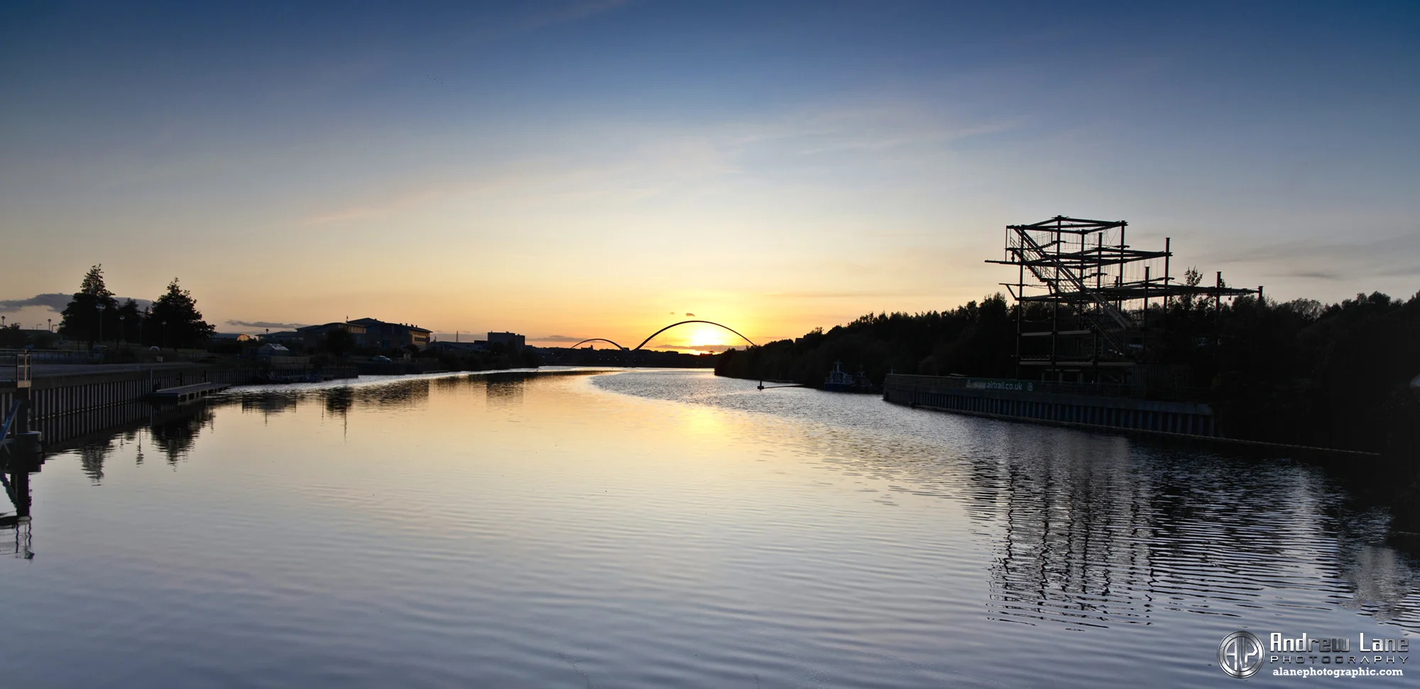 River Tees Sunset