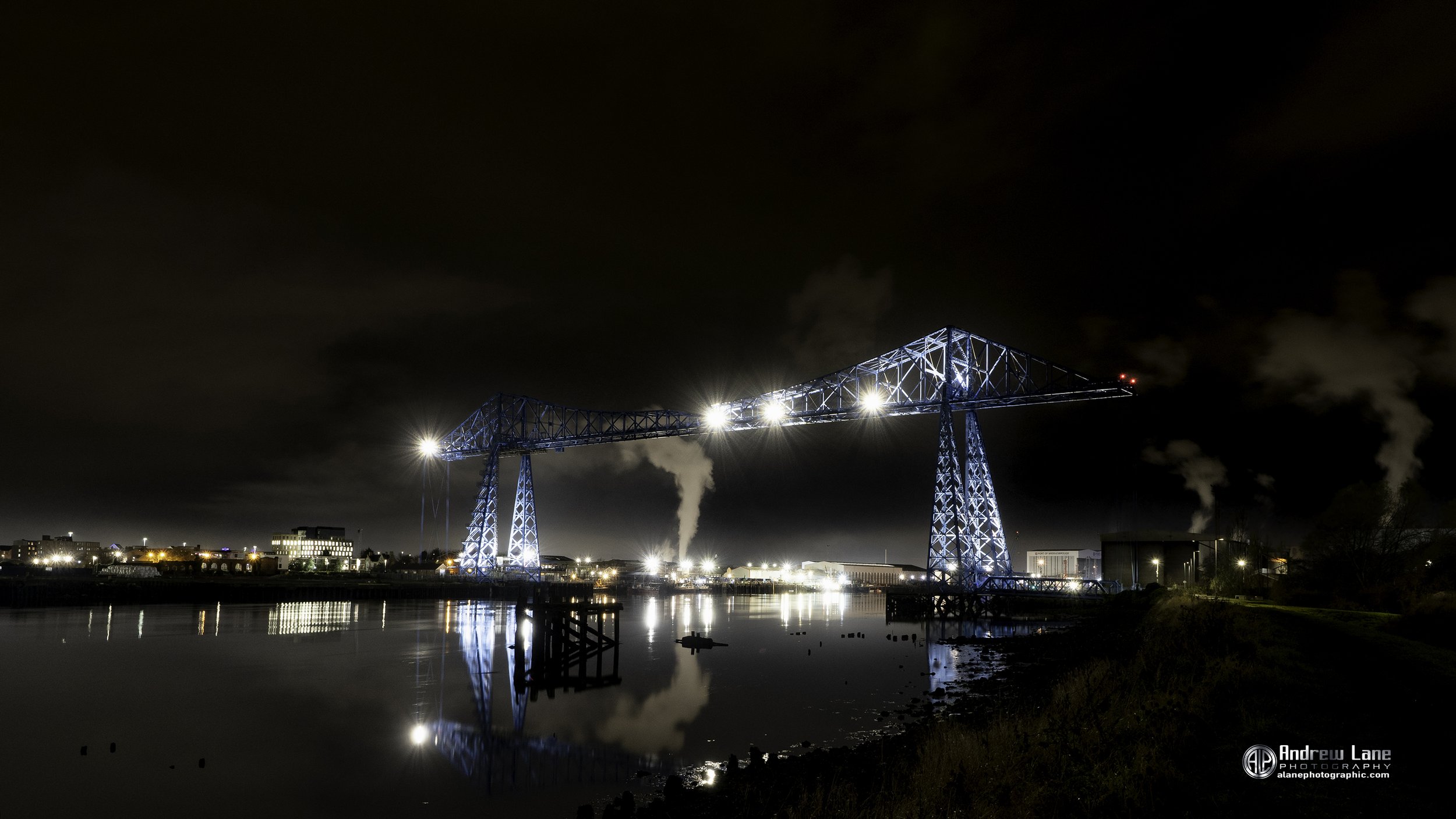  Port Clarence River Tees nightscape  