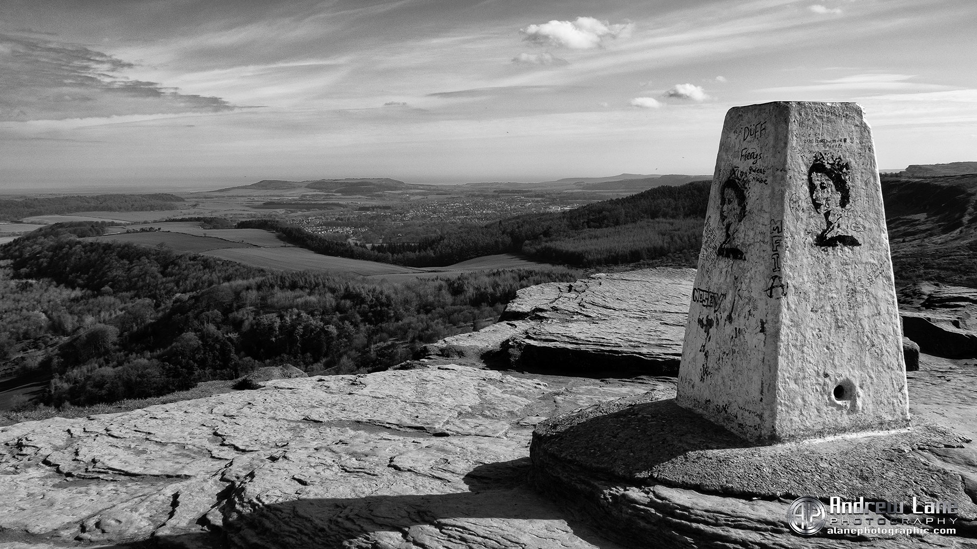  View towards the coast from Roseberry Topping 