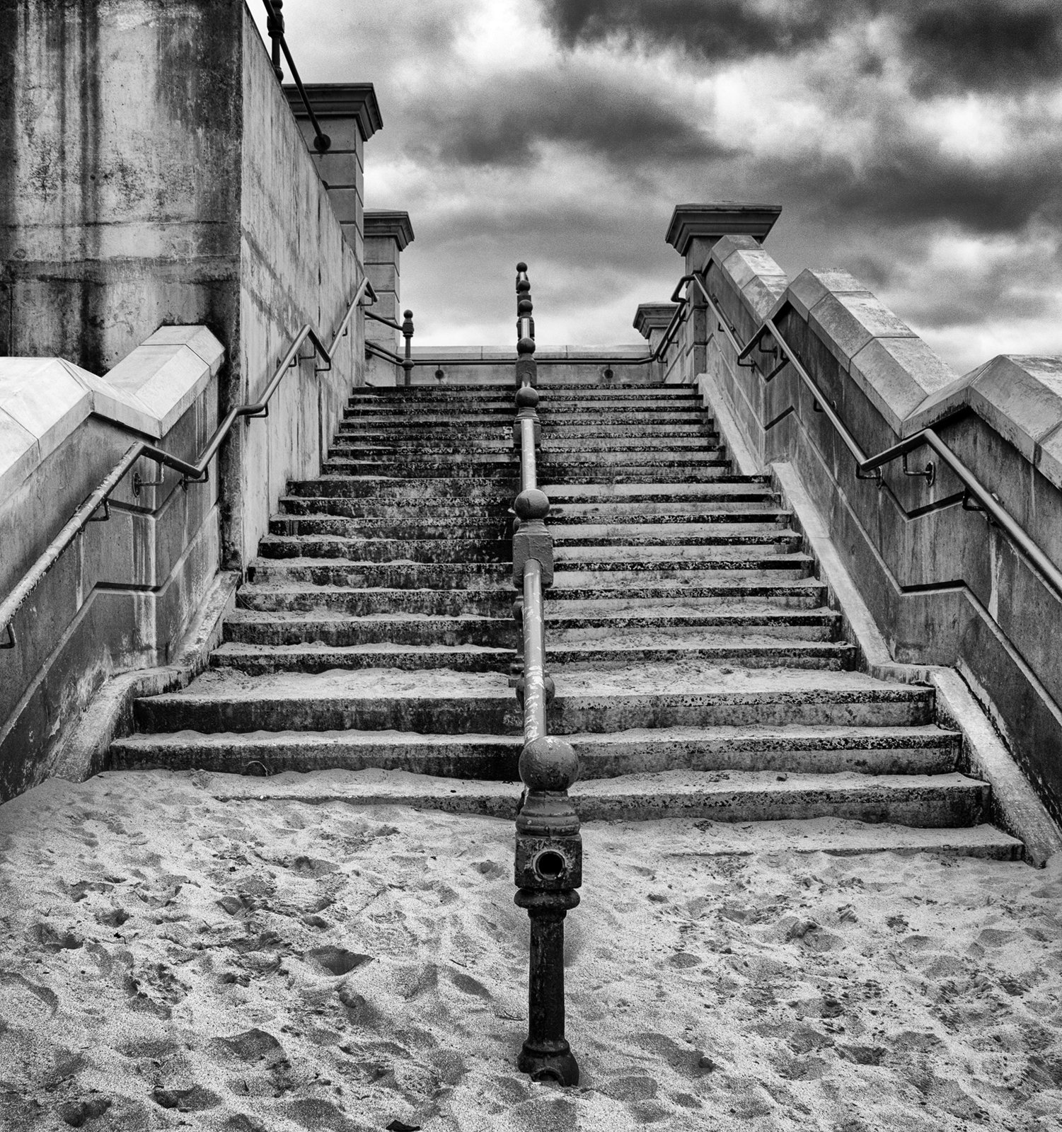  Beach steps at Seaton Carew 