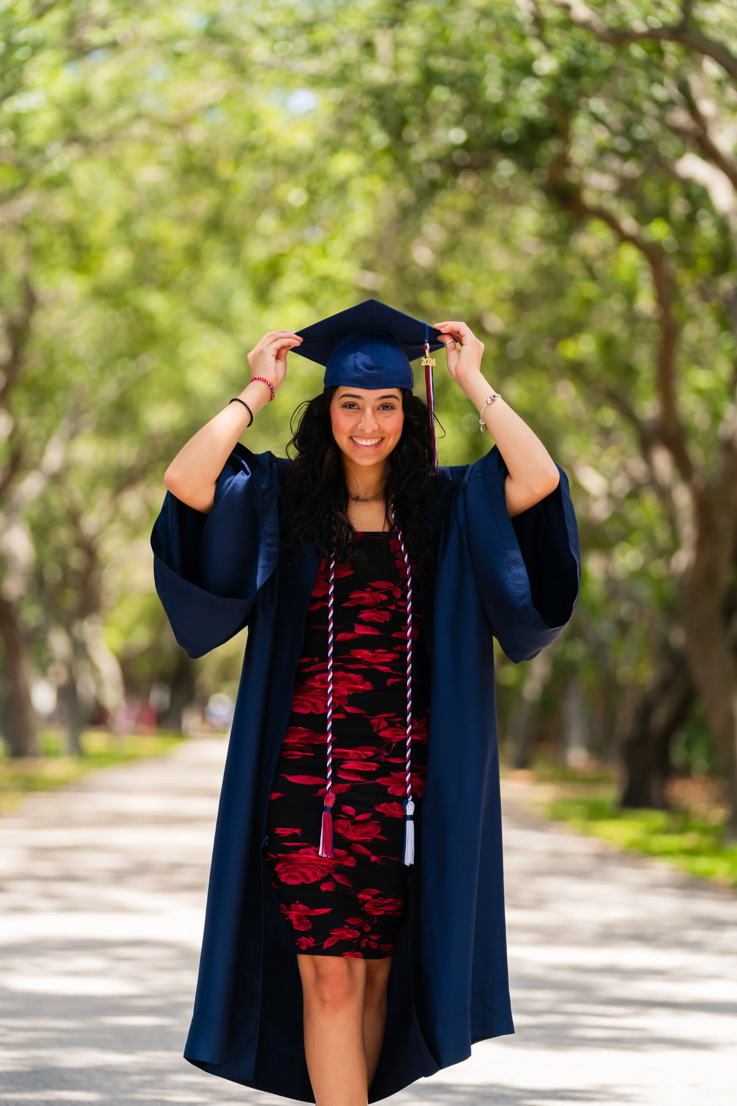 Senior Photoshoot, Cap and Gown Photos, Dwyer Highschool Graduate