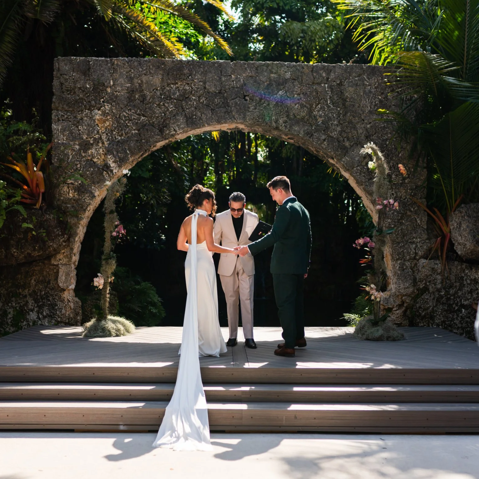 Secret Garden Miami wedding ceremony