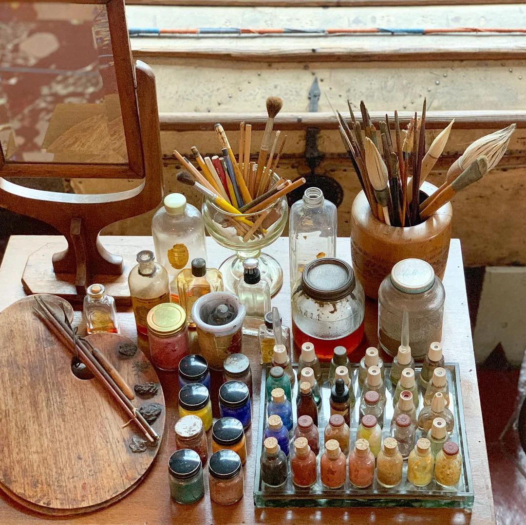 Frida Kahlo’s Paint and Palette, La Casa Azul