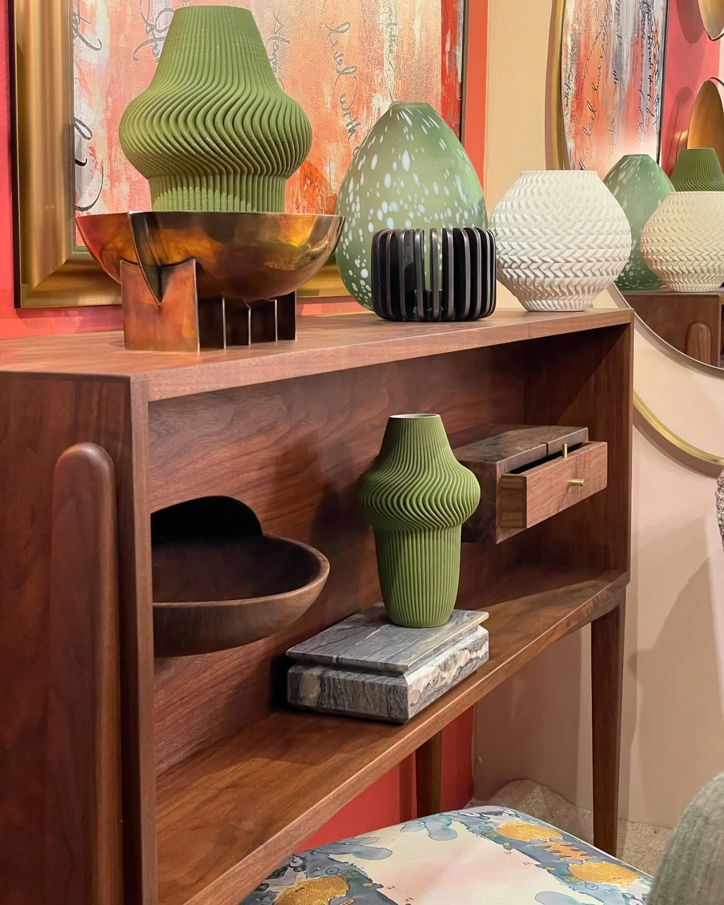 My friend Patti Carpenter (@pattictrendscope) was invited by @highpointmarket as one of two industry &ldquo;A Listers&rdquo; (the other invitee being the insanely cool @noznozawa). 

How pleased was I to have a piece included in Patti&rsquo;s Trend G