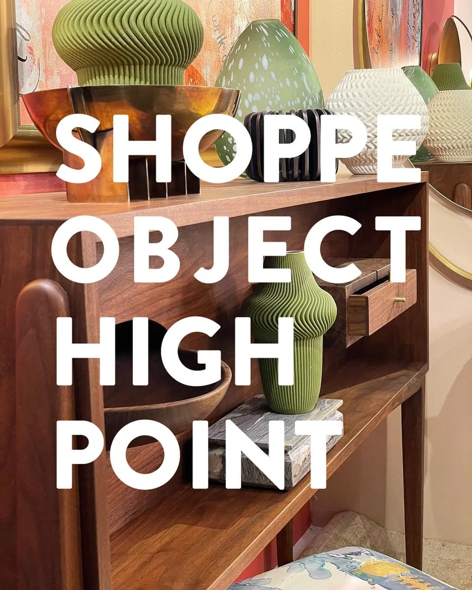 If someone asks, this is where I&rsquo;ll be. 

@shoppeobject 
@highpointmarket 

April 26-29
9AM - 6PM

#designer #design #interiordesign #furnituremaker #maker #customfurniture #furnituredesign #hpmkt #hpmktss