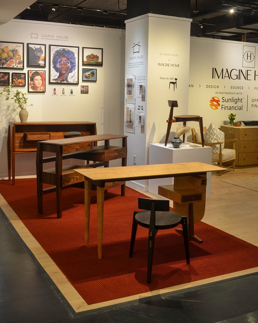 1. Our @highpointmarket setup with @imaginehomedigital. They&rsquo;re awesome. 

2. The &ldquo;view in room&rdquo; feature in @imaginehomedigital&rsquo;s app.  It&rsquo;s my favorite thing, but if you&rsquo;re an #interiordesigner, it&rsquo;ll probab