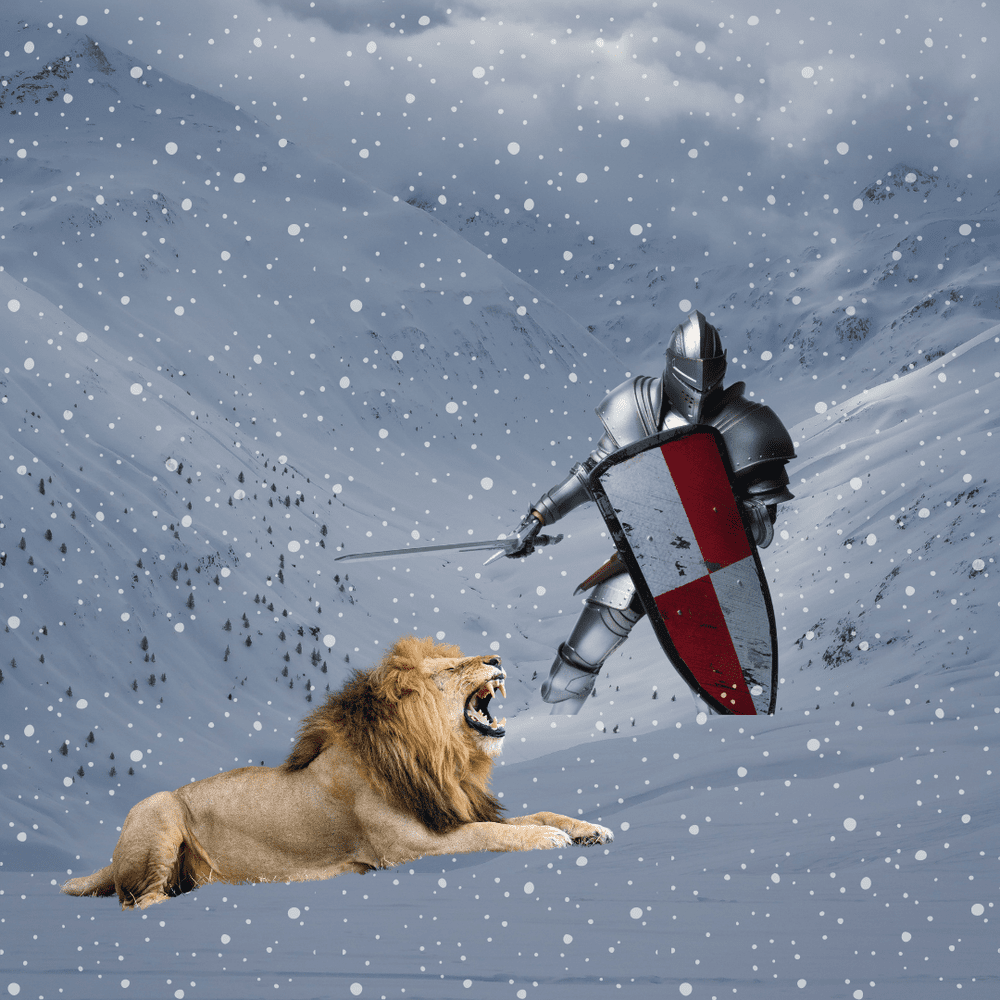 Battling Lions — Jason And Dana Rongione