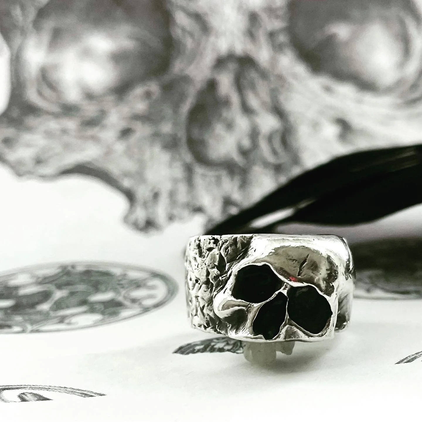 Unearthed Skull Ring
