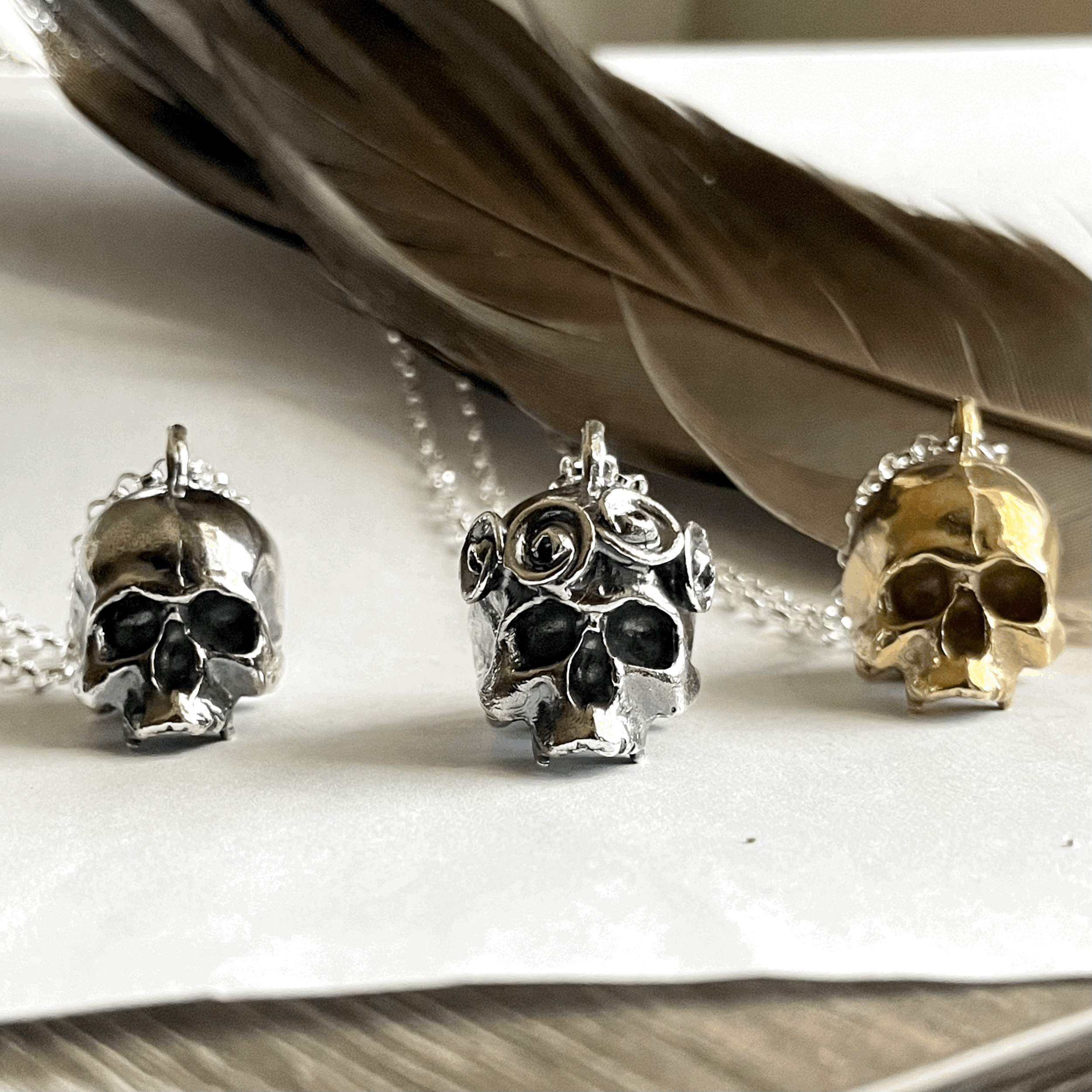 Unearthed Skull Pendant