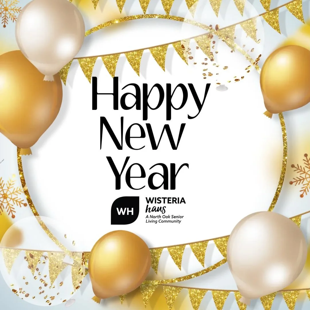 ✨ Happy New Year from all of us at Wisteria Haus! ✨ 
 
Here&rsquo;s to a year filled with joy, good health, and cherished moments together.
.
.
.
#AssistedLiving #SeniorLiving