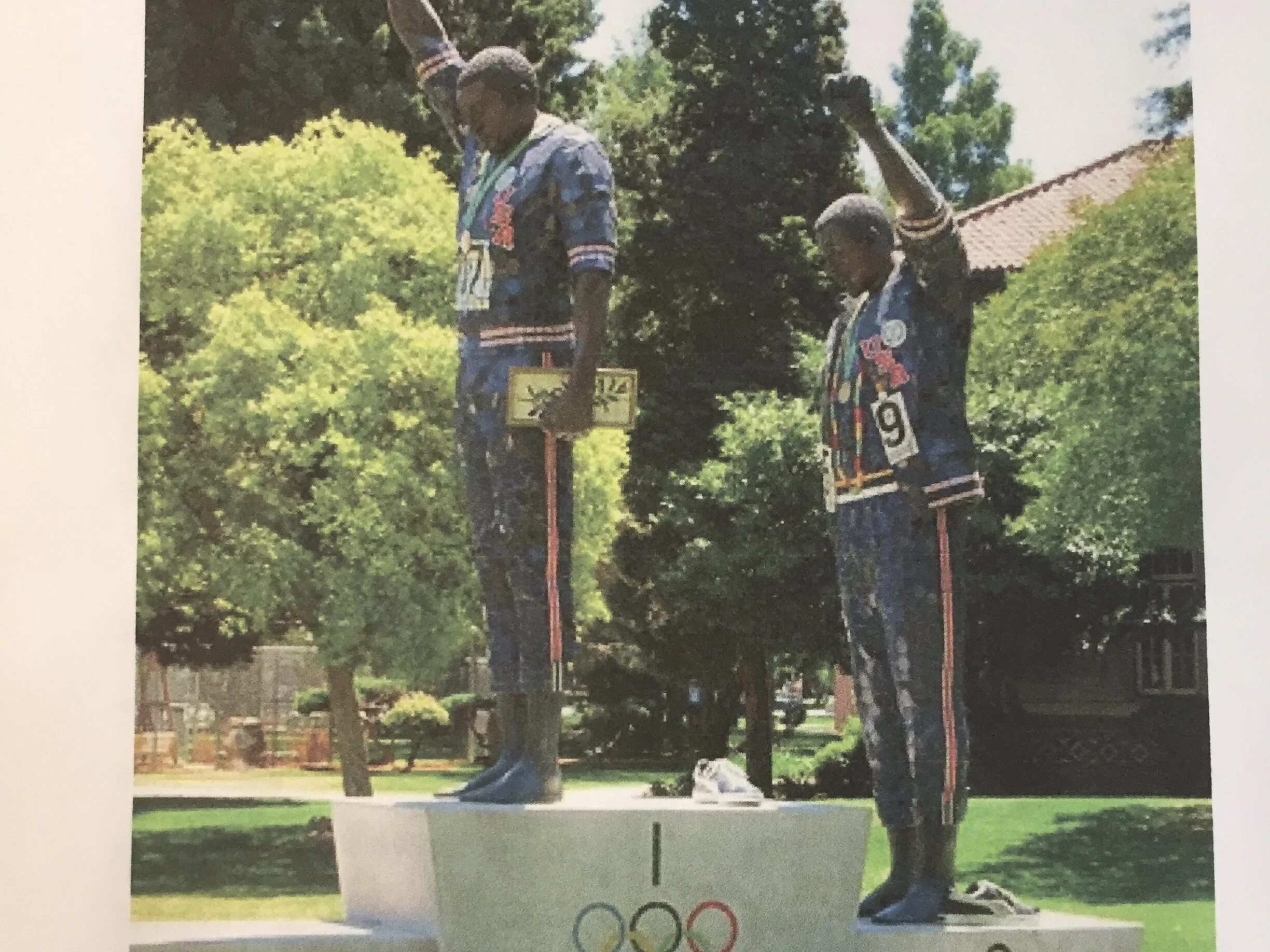 Olympic Statue at SJSU: The Origin Story: Sunday, August 1 at 11 AM at the statue