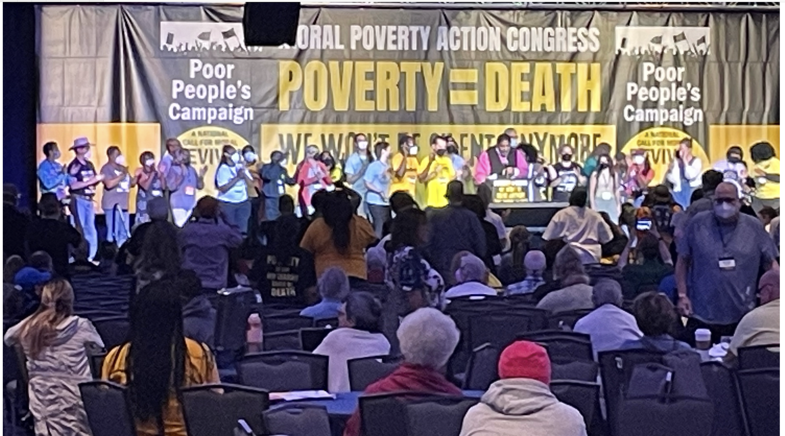 Report from the Poor People's Campaign in DC in June by Rowan