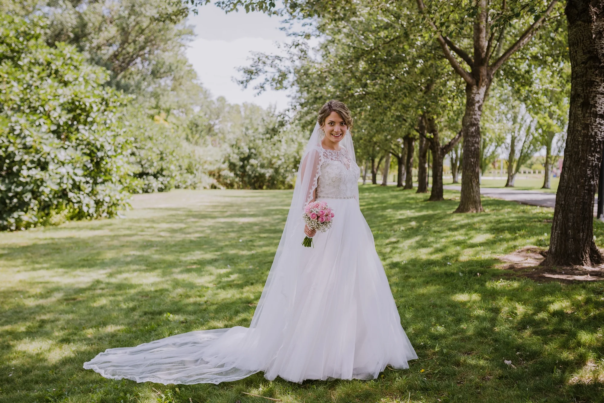 novia postboda retrato parque ebro logroño