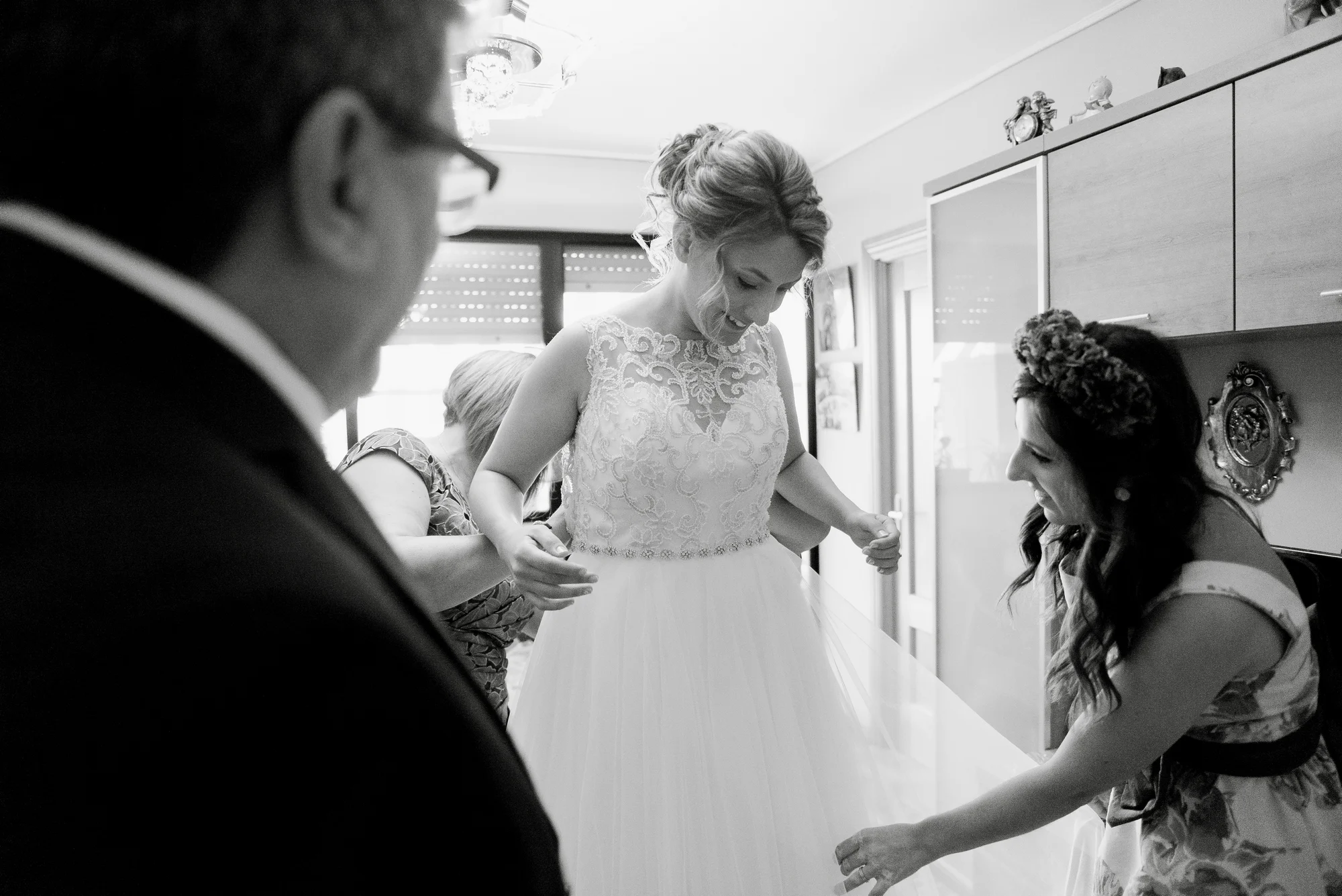 novia en preparativos boda valvanera logroño