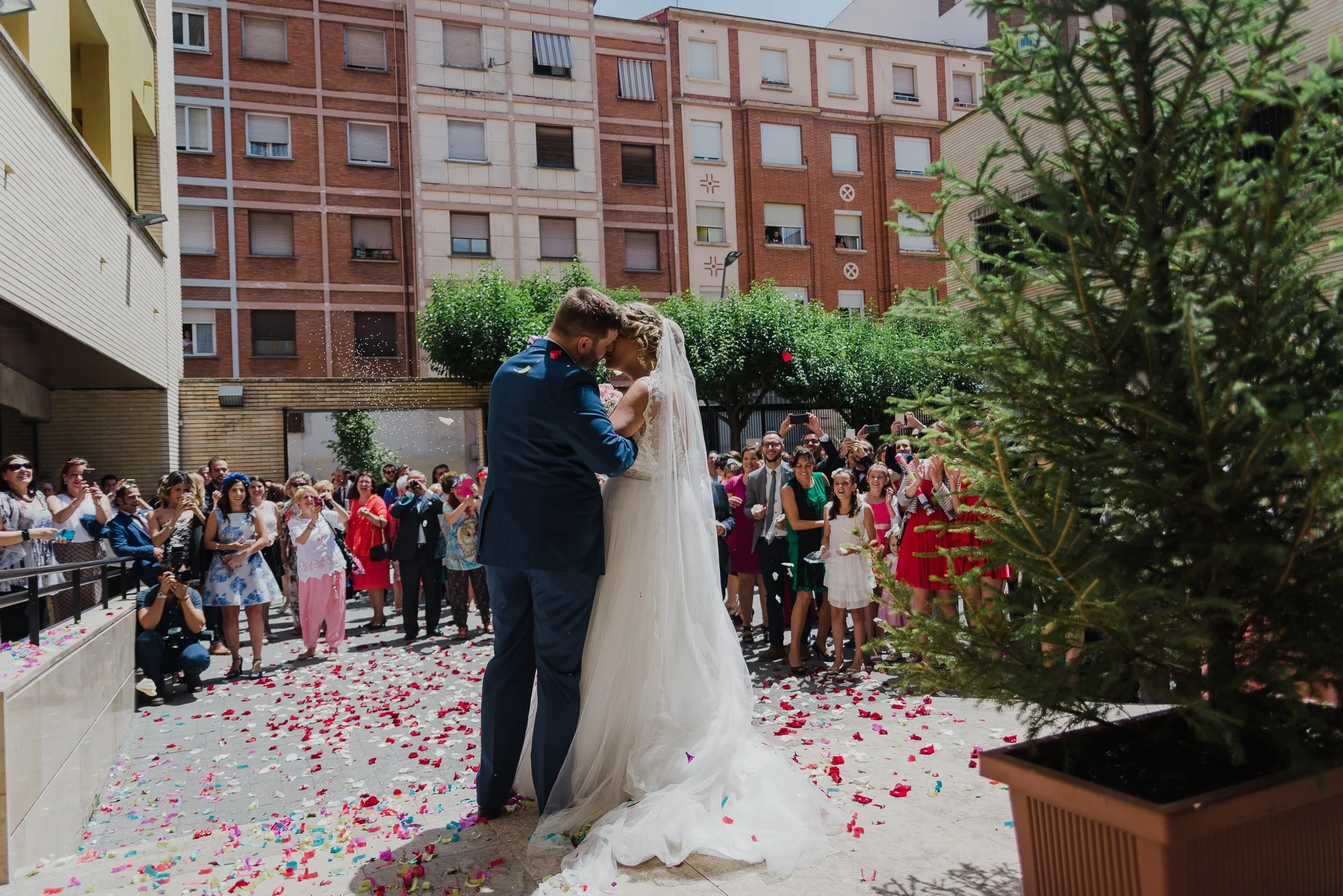 novios iglesia valvanera boda logroño arroz
