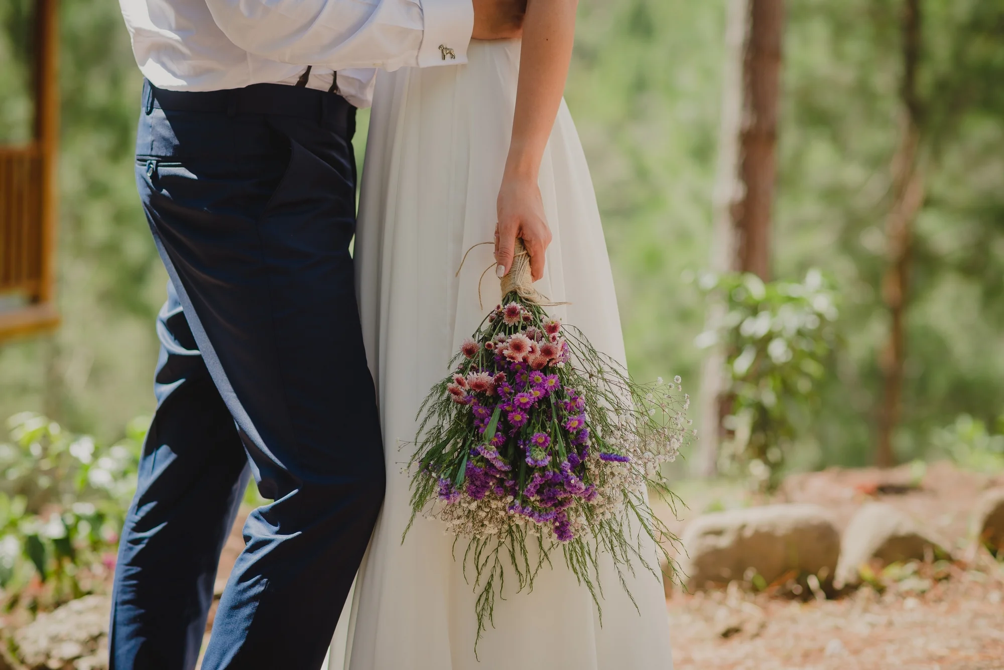 detalle de ramo de novia