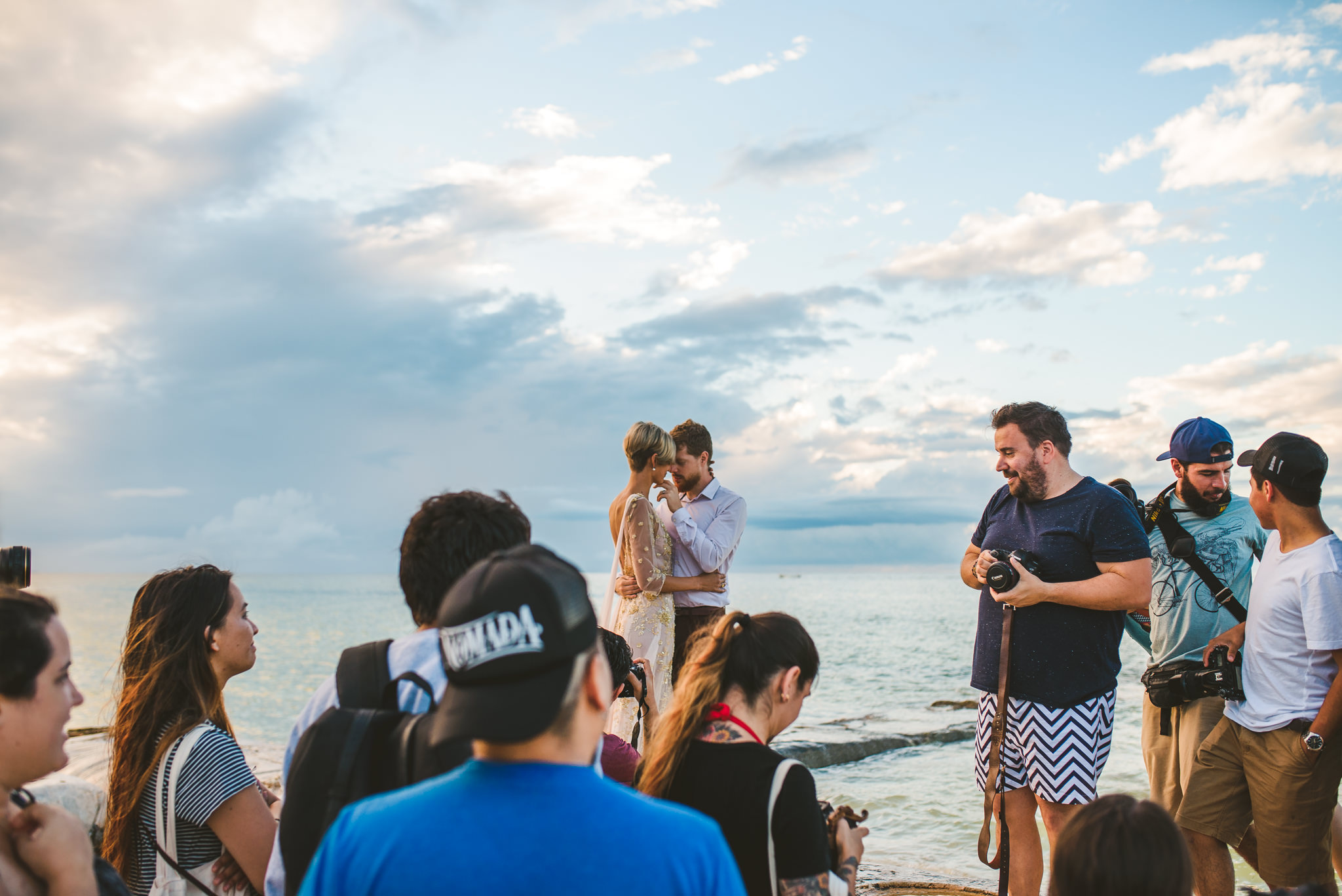 grupo de fotografos en taller con serafin castillo