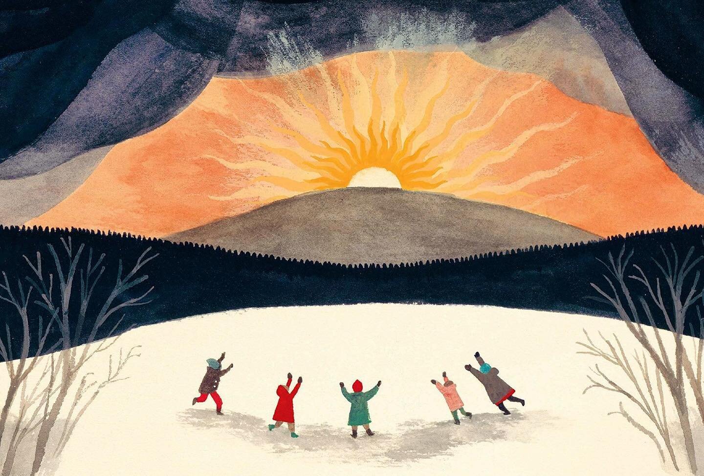 Happy Winter Solstice, Friends! ✨ [image from Susan Cooper&rsquo;s, &lsquo;The Shortest Day&rsquo;]