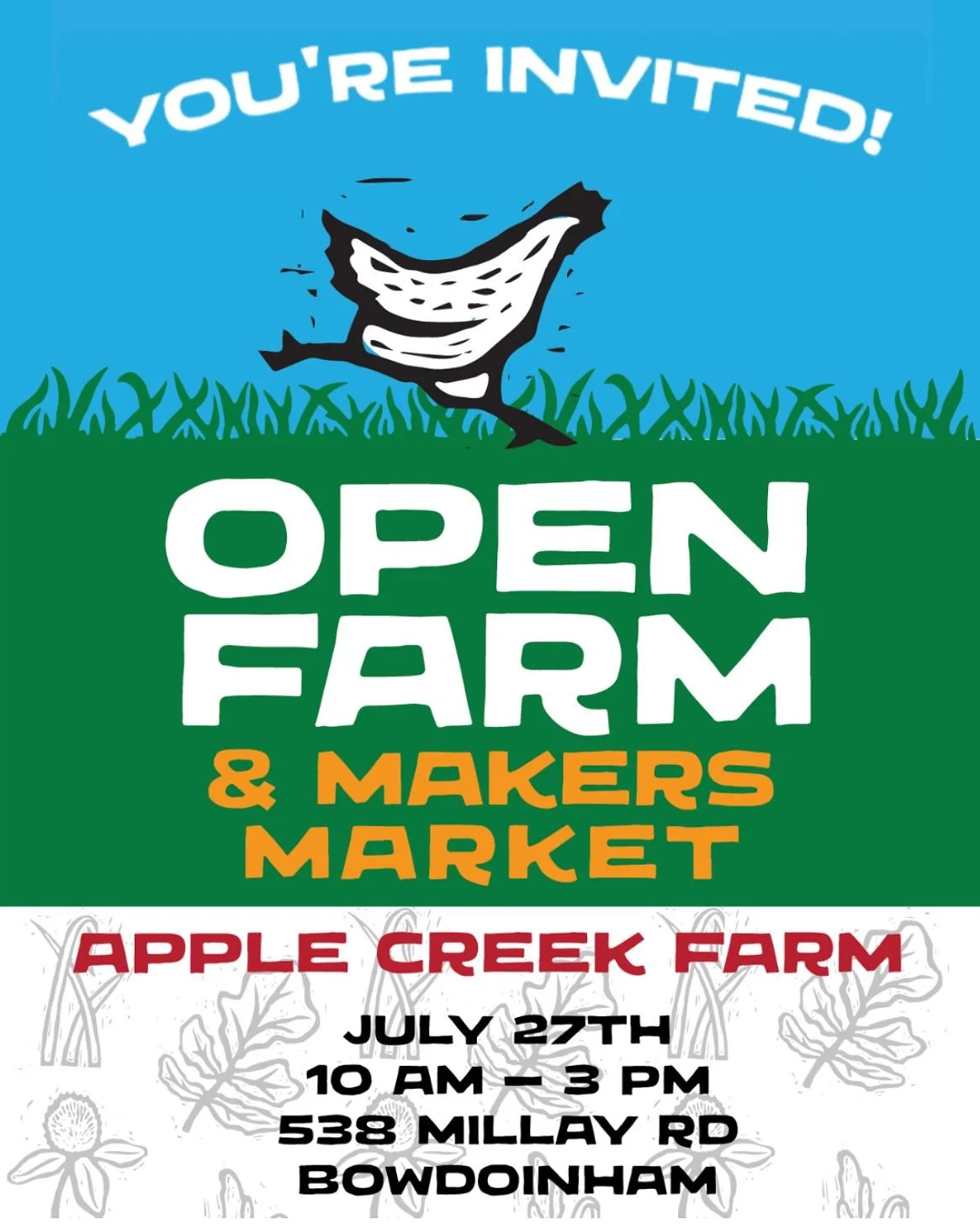 We are in great company today at Apple Creek Farm! Hope to see you!