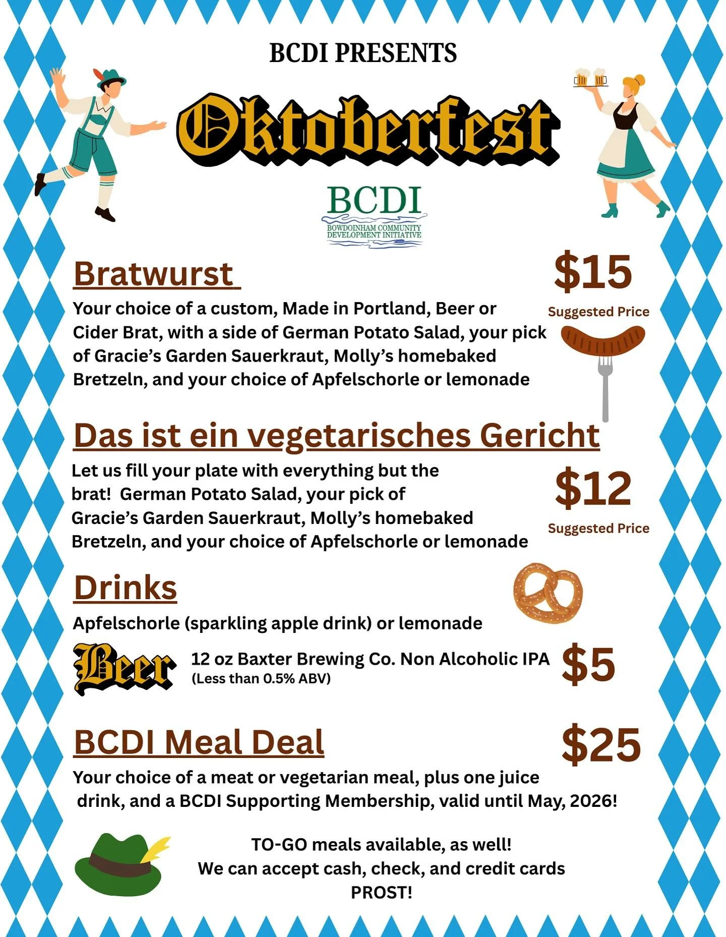 Please join us this Sunday, August 24th, at Bowdoinham&rsquo;s Mailly Waterfront Park, for BCDI&rsquo;s community meal! We will be serving up fresh, home cooked food made with locally-sourced ingredients, and will be accompanied by live music from Le