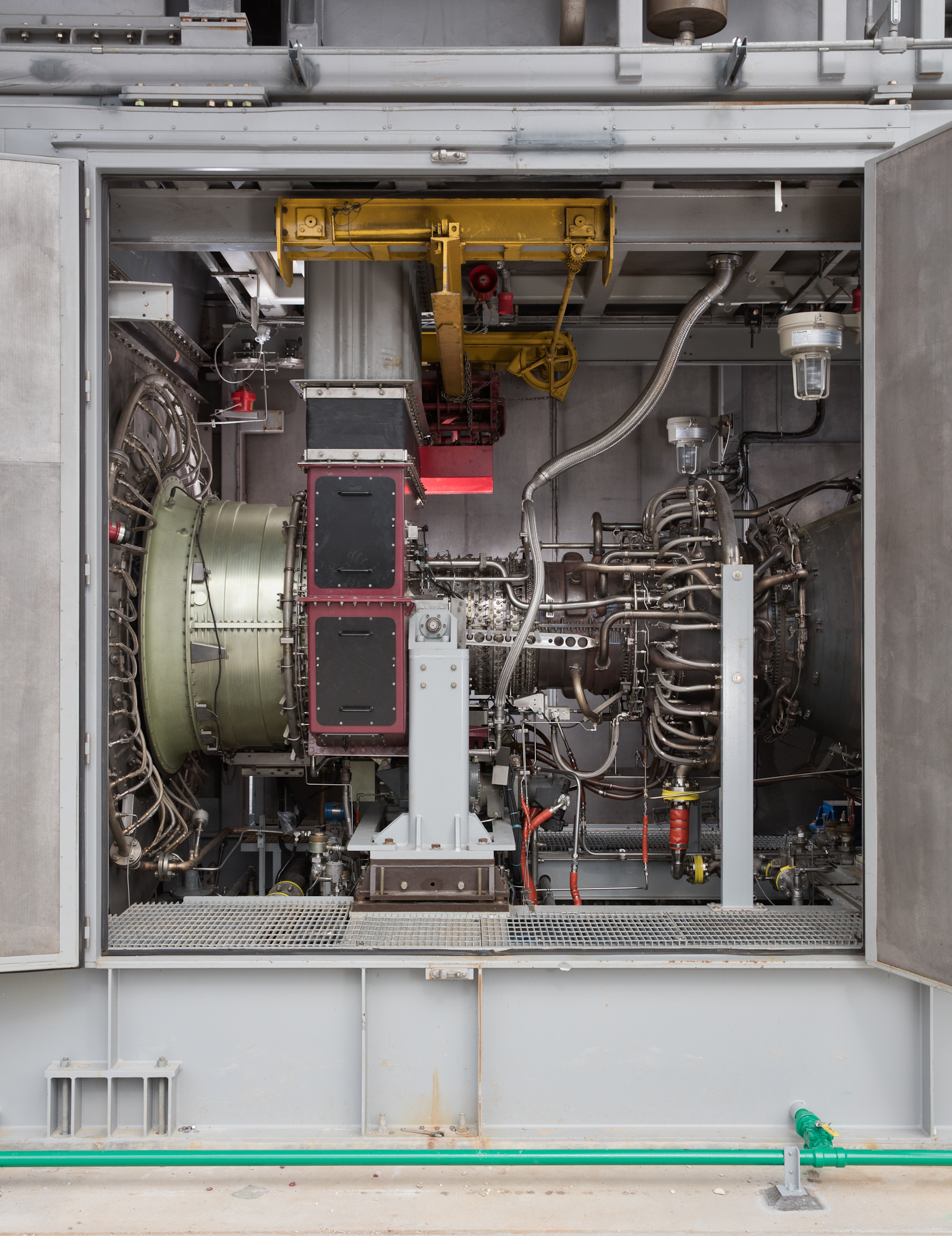 Industrial Photography LM6000 Turbine