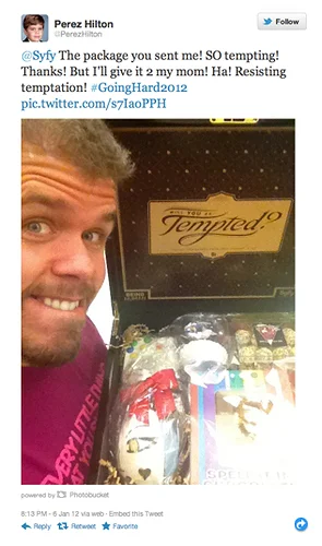  We reached Perez Hilton’s 5+ million Twitter followers.   
