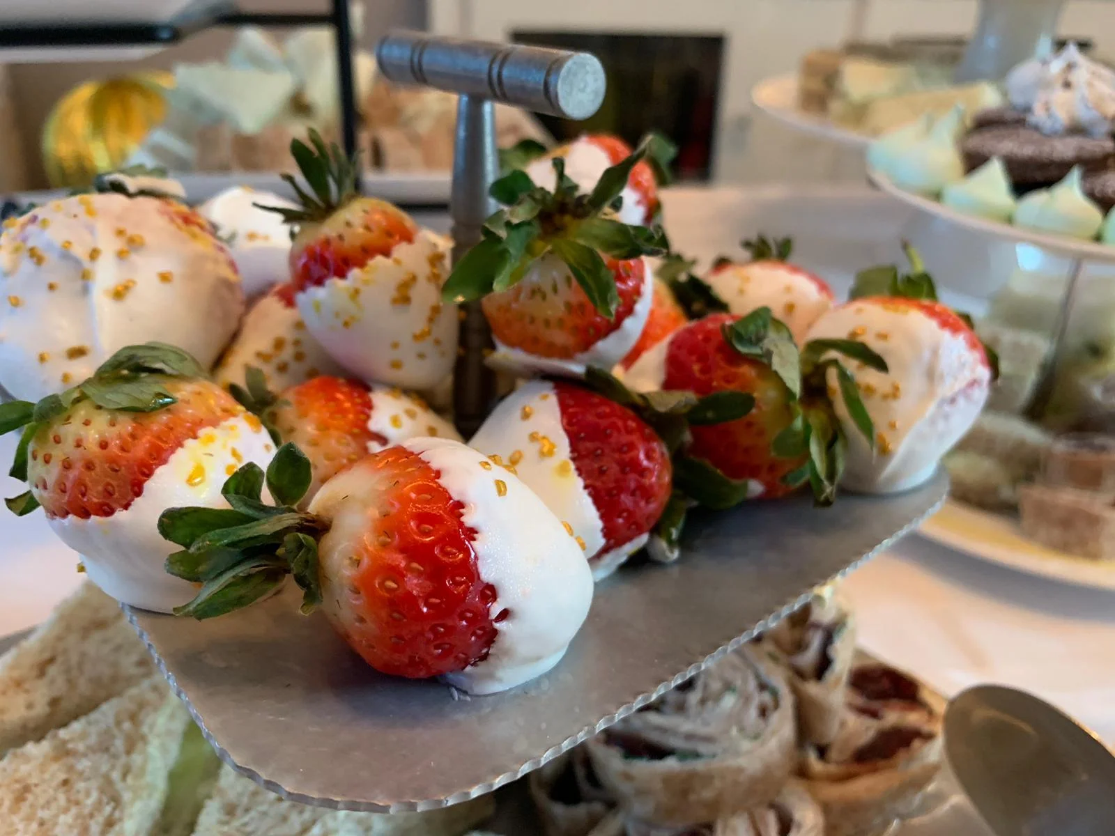White Chocolate dipped strawberries