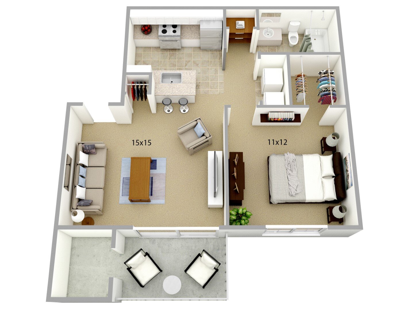 Floor Plans — One Central Apartment Homes