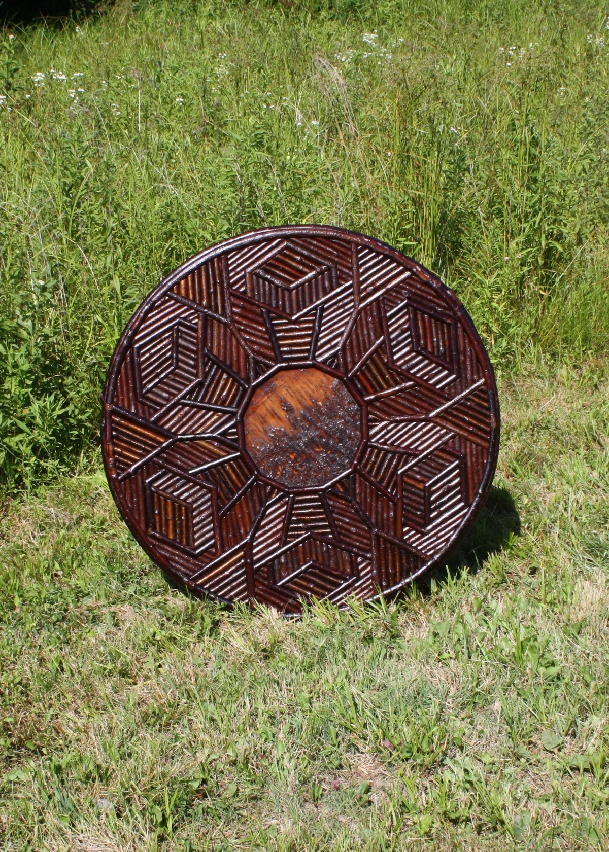 42in round mosaic top