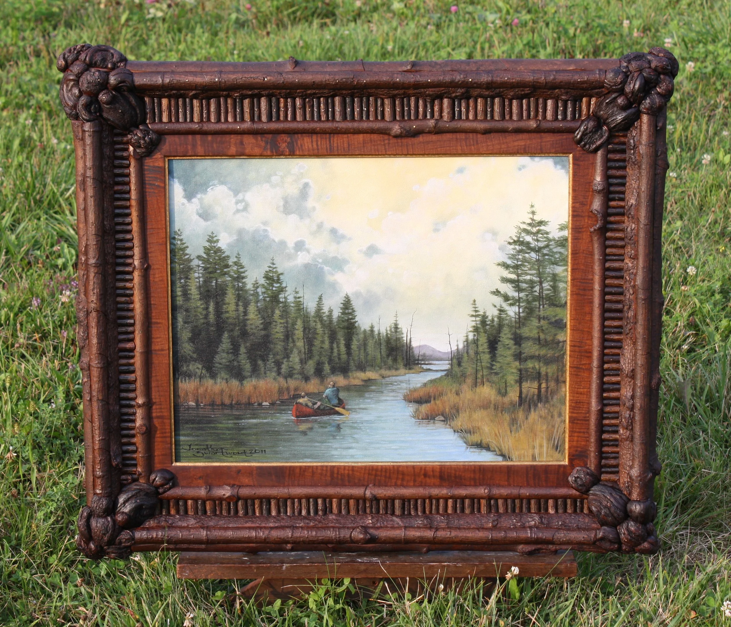 Paddling into St. Regis Pond
