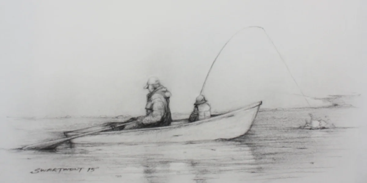 Fishing with Grampa sketch
