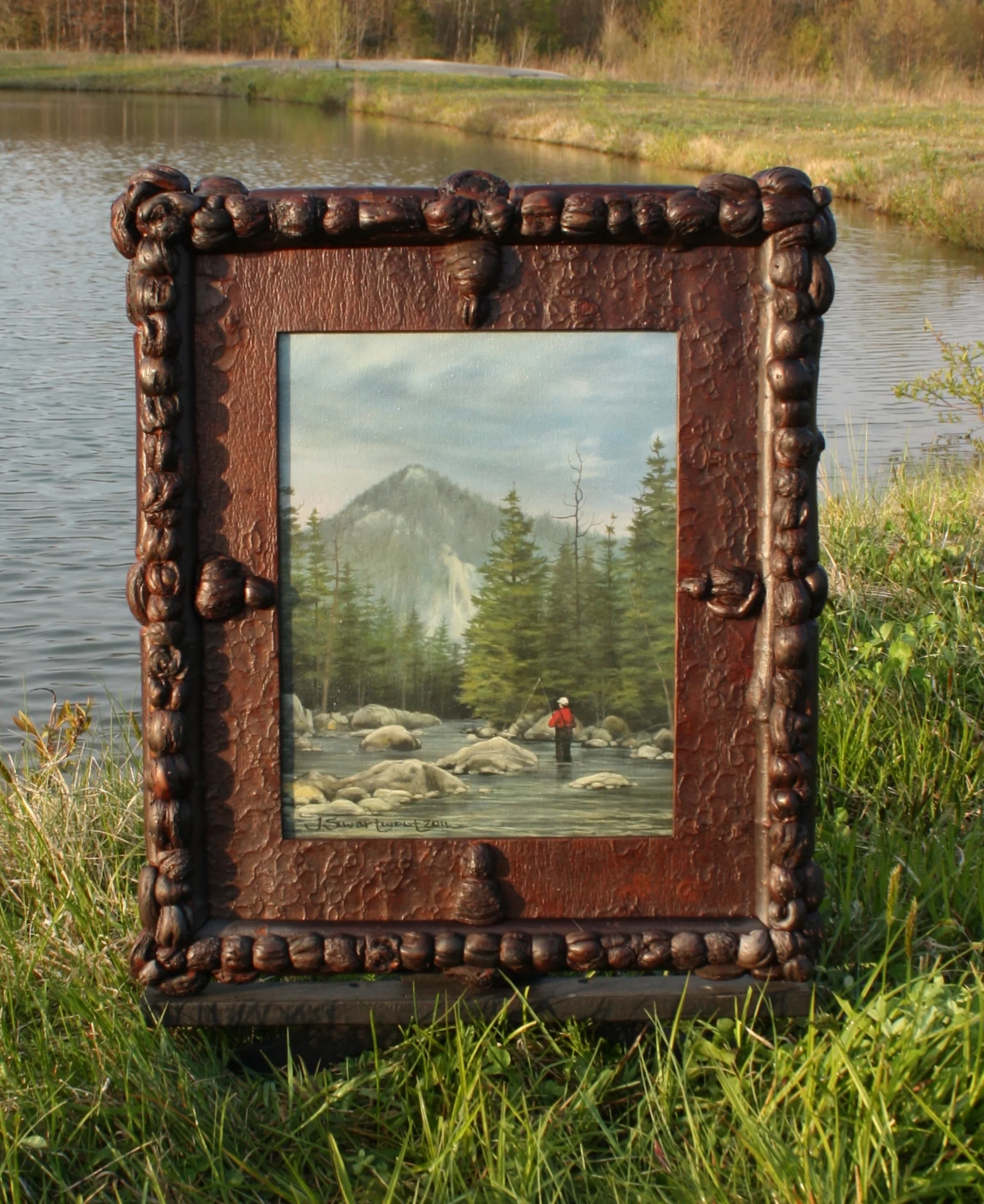 Clayt on the Ausable