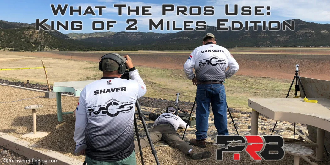 Source: Zant, Cal. “What The Pros Use – King of 2 Miles Edition.” PrecisionRifleBlog.com, 17 Dec. 2018. Web. 13 Feb. 2020.