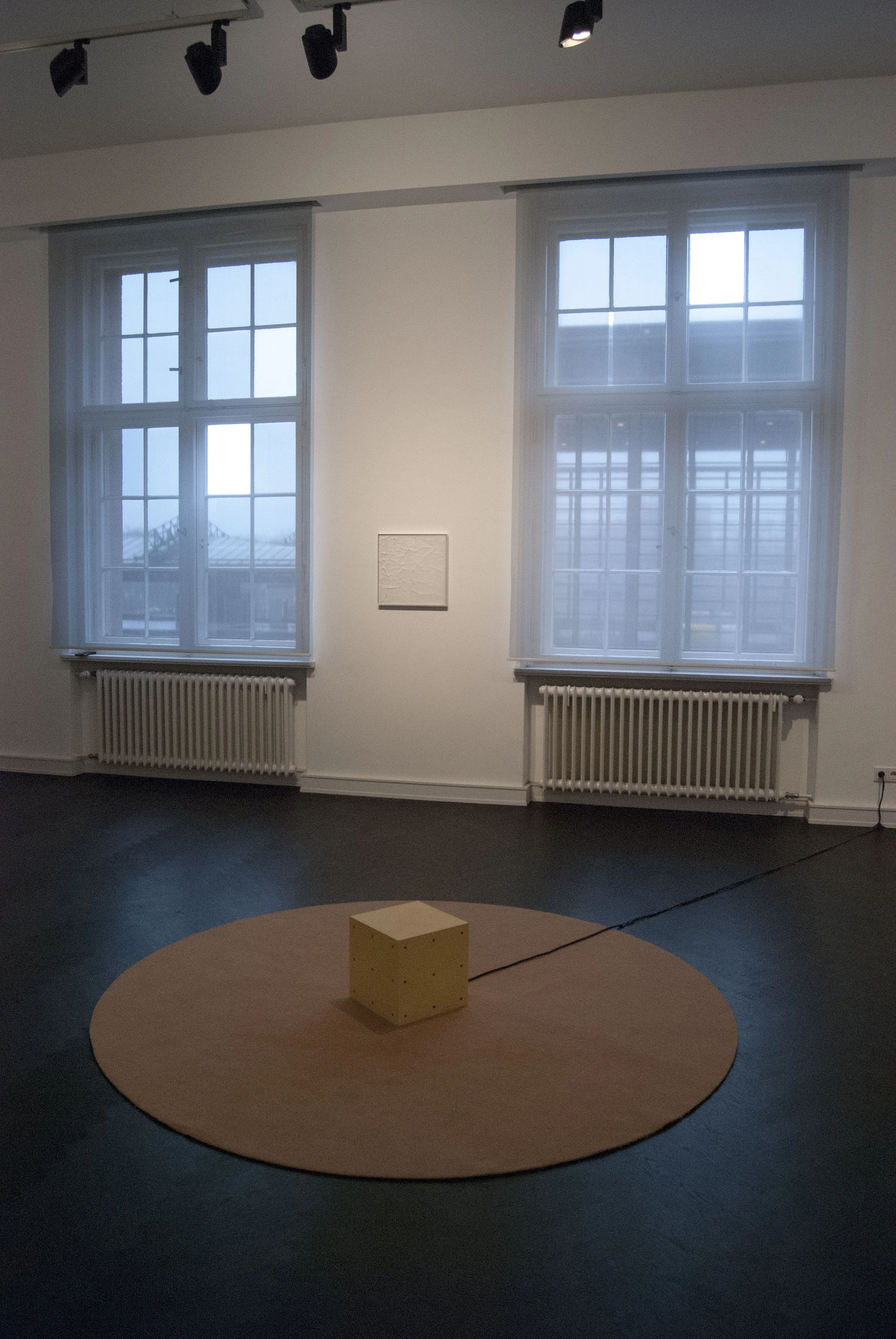  Installation view, Regeneration as Medium, Museum für Fotografie.  Front: Torben Jost ,   Humming Together,  2021, Courtesy the artist Back: Benita von Hornstein,  Cessation II / V,  2021, Private collection  