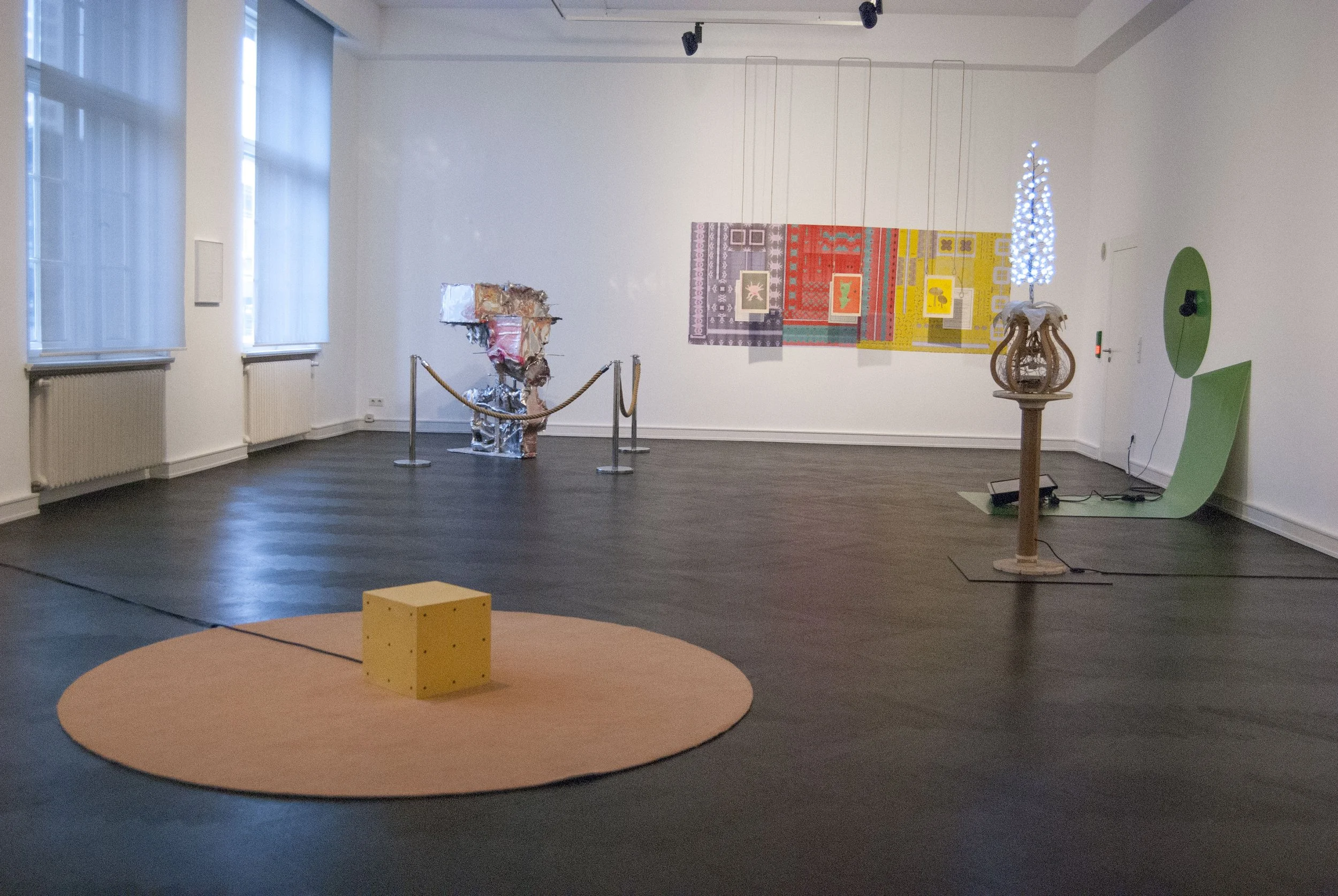  Installation view, Regeneration as Medium, Museum für Fotografie.  From left to right:  Torben Jost ,   Humming Together,  2021, Courtesy the artist Benita von Hornstein,  Cessation II / IV,  2021, Private collection  Selou Sowe,  Jörd,  2021, Court