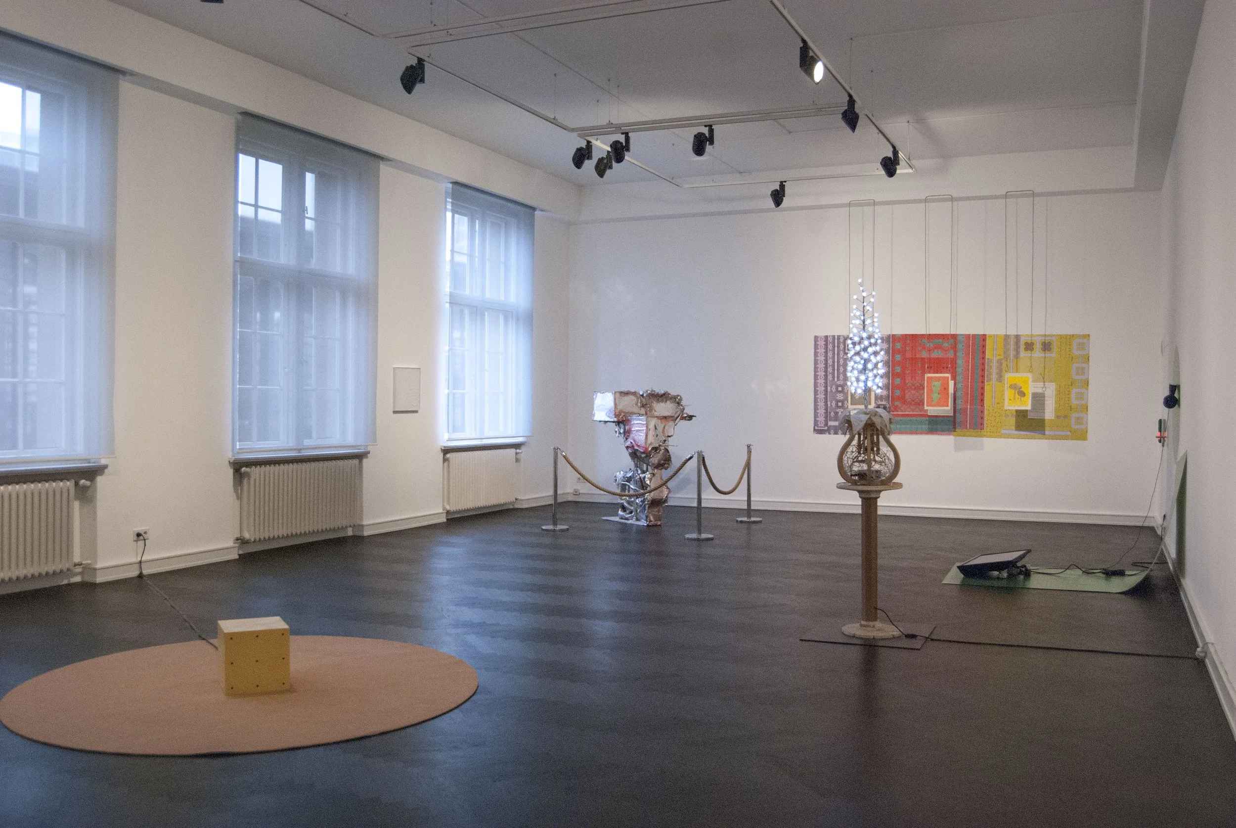  Installation view, Regeneration as Medium, Museum für Fotografie.  From left to right:  Torben Jost ,   Humming Together,  2021, Courtesy the artist Benita von Hornstein,  Cessation II / IV,  2021, Private collection  Selou Sowe,  Jörd,  2021, Court