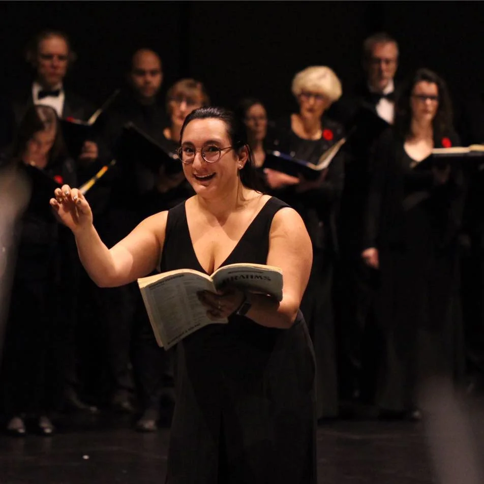 Warming up Chorus Niagara before Brahm’s Requiem - 2018