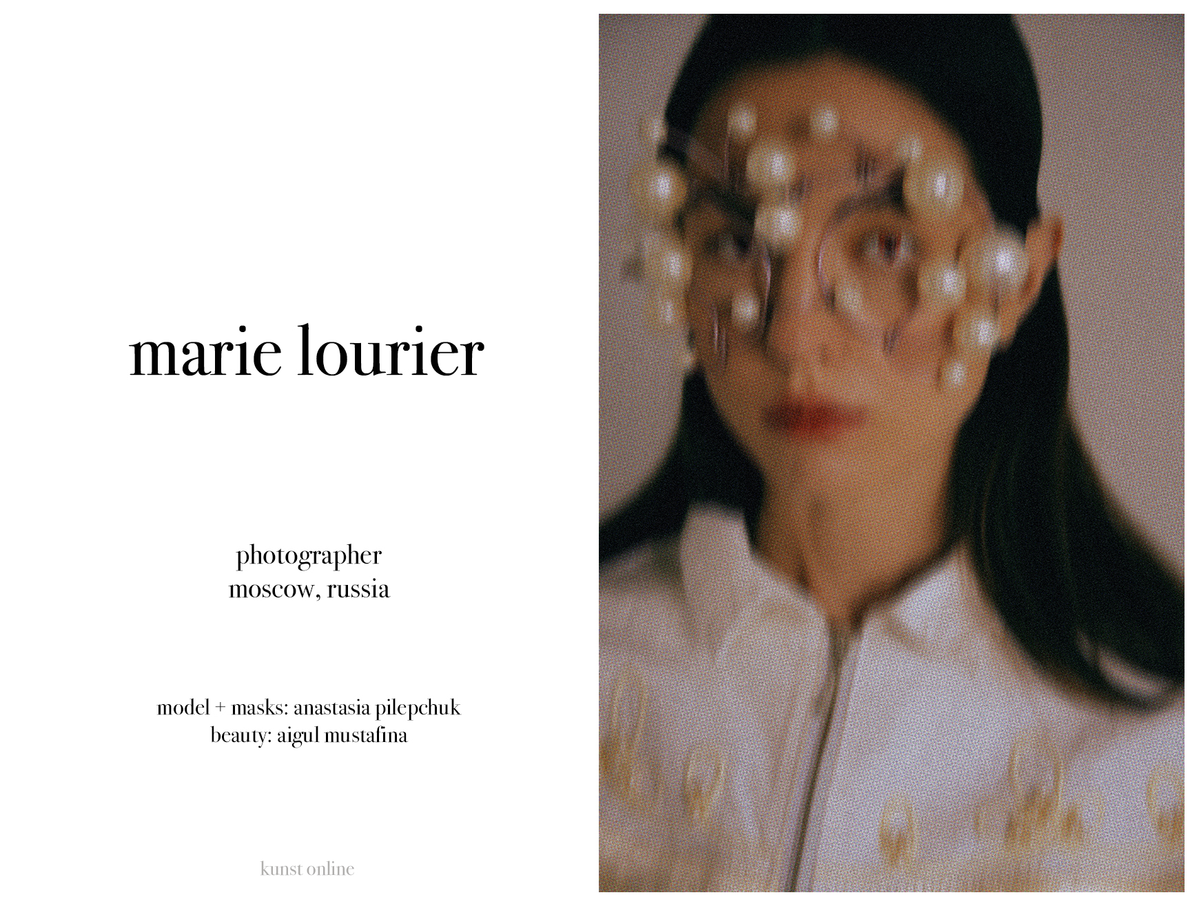 marie lourier — The Kunst Magazine