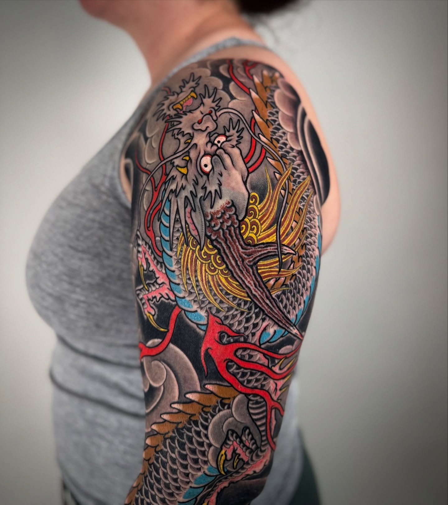 Last dragon of the year 🐉 

Thanks Liane for being such a trooper and trusting me with such a fun and powerful project!!!

Here&rsquo;s to more like this in 2026 🥂 

EMAIL TO BOOK IN 🌟