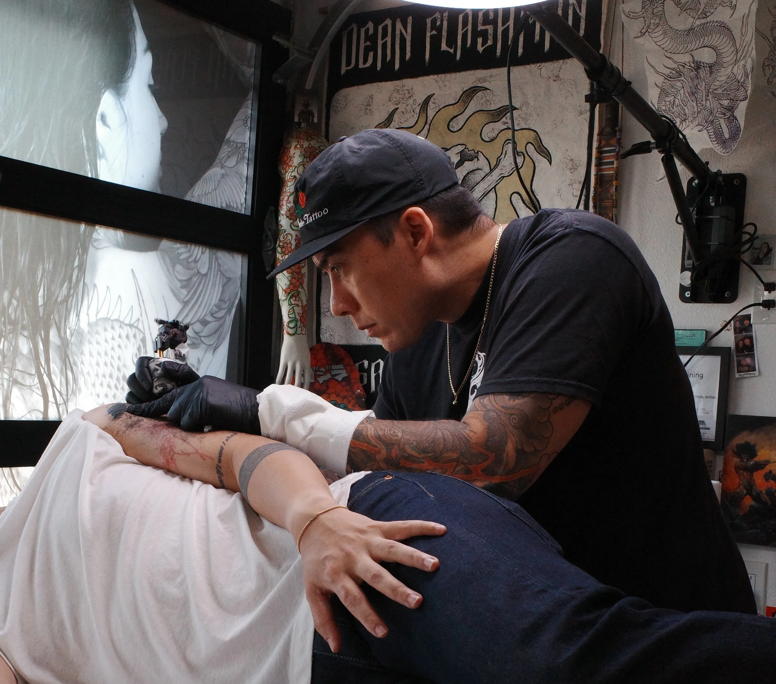Dean San Diego Tattoo Artist Tattoing