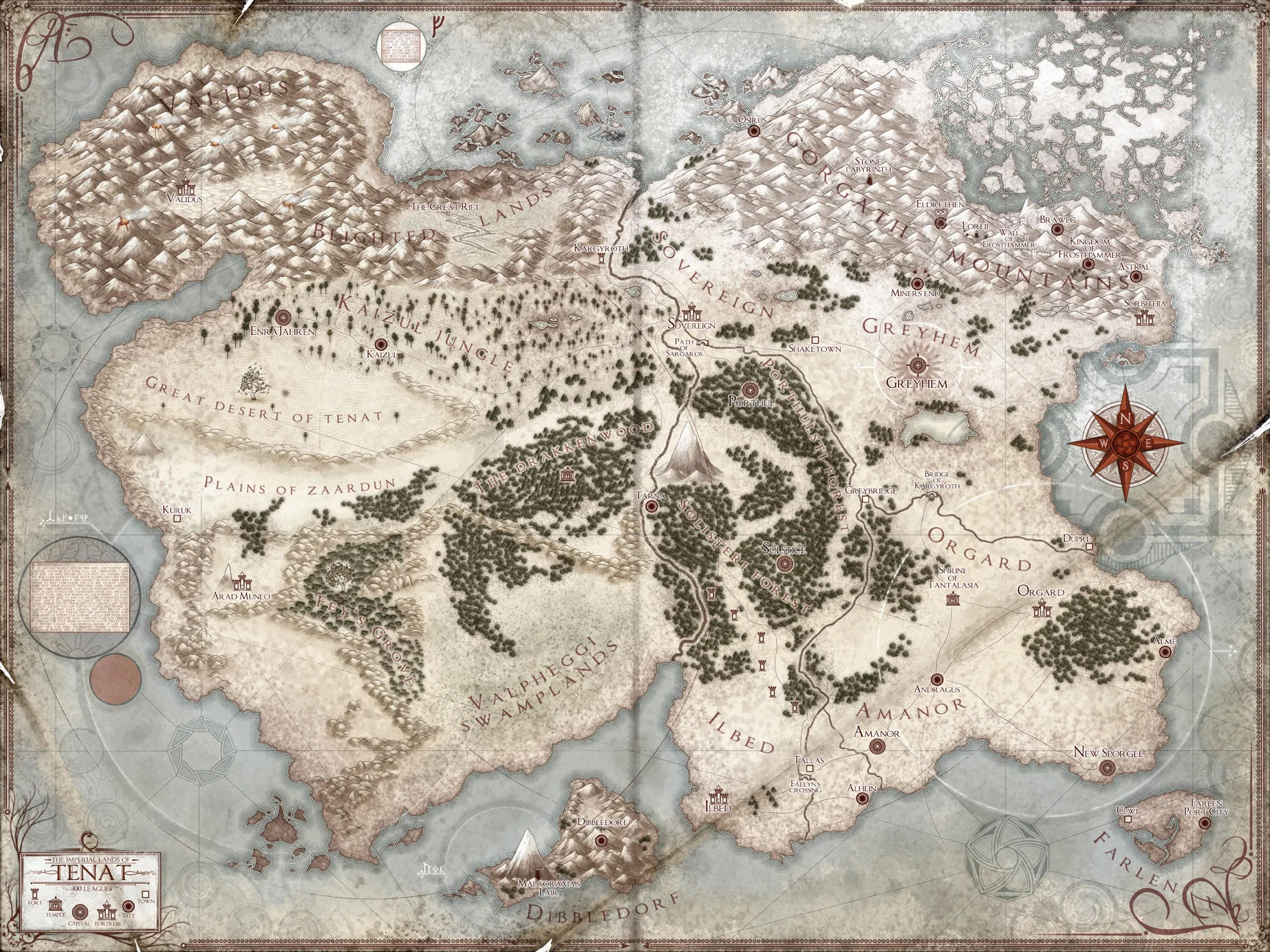 The Lands of Tenat