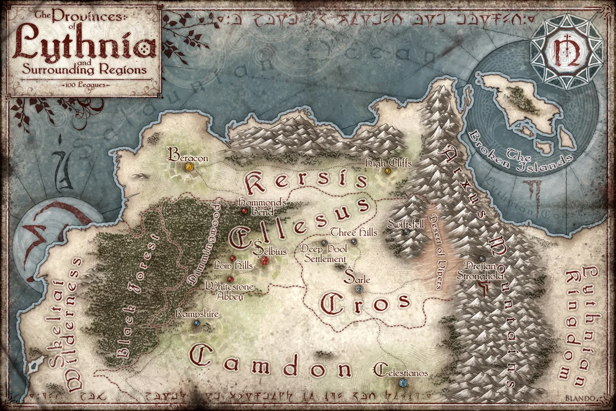 The Provinces of Lythnia