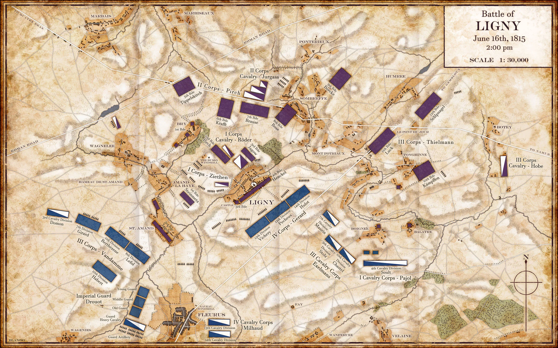 The Battle of Ligny : Napoleonic Campaigns
