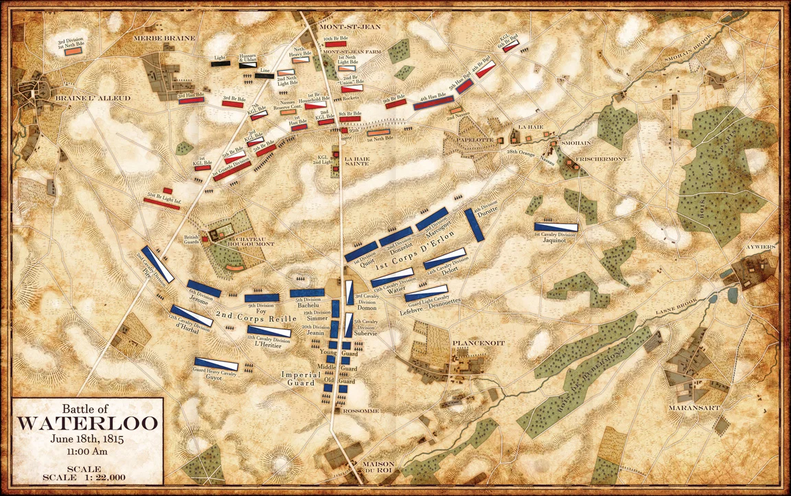 The Battle of Waterloo : Napoleonic Campaigns