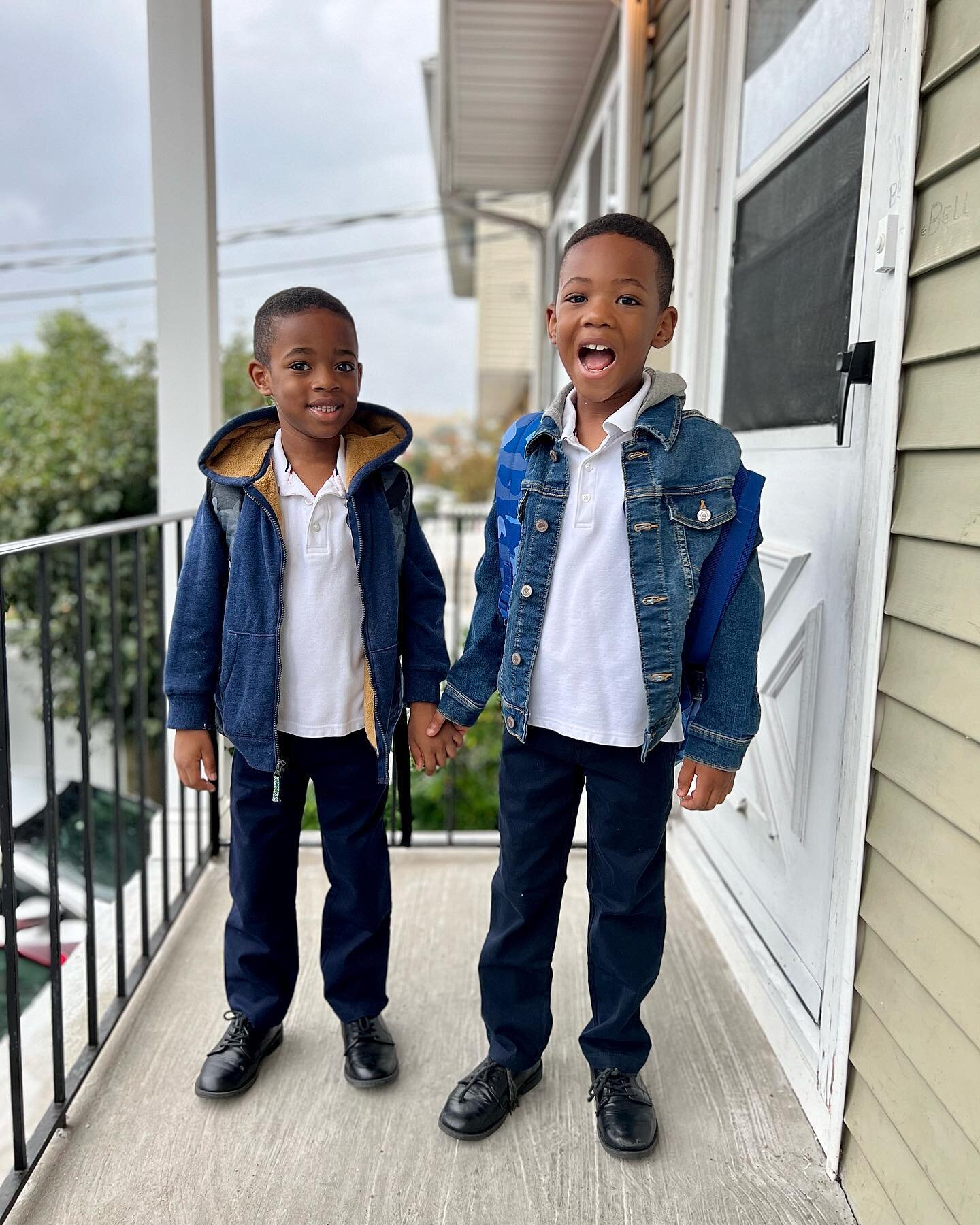 It&rsquo;s the #firstdayofschool for @thetideboyz 🏫 They&rsquo;re just as excited to go back to school as we are to have a little peace and quiet in the house ☺️

Jaden will be entering 2nd grade and Jonathan will be entering 1st grade. I hope they 