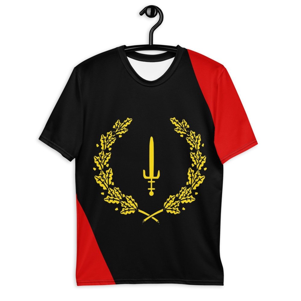 Black American Flag - Men's T-shirt