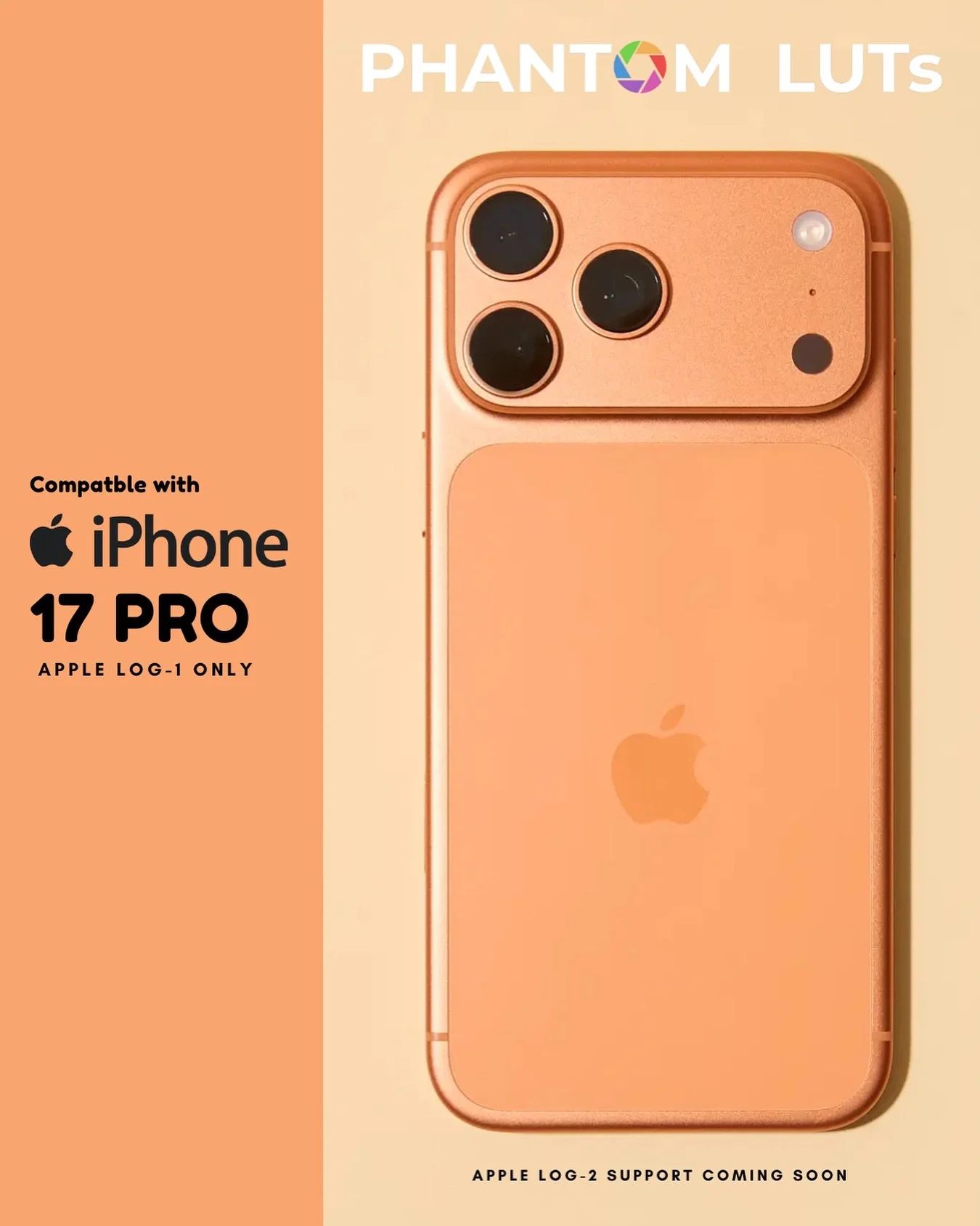 Announcement: Hey gang, good news - the current iPhone LUTs are compatible with the 17 Pro in original Apple Log (1) but are not suited to the new Apple Log 2. I&rsquo;ll be working on a free update in the near future to include with the existing pac