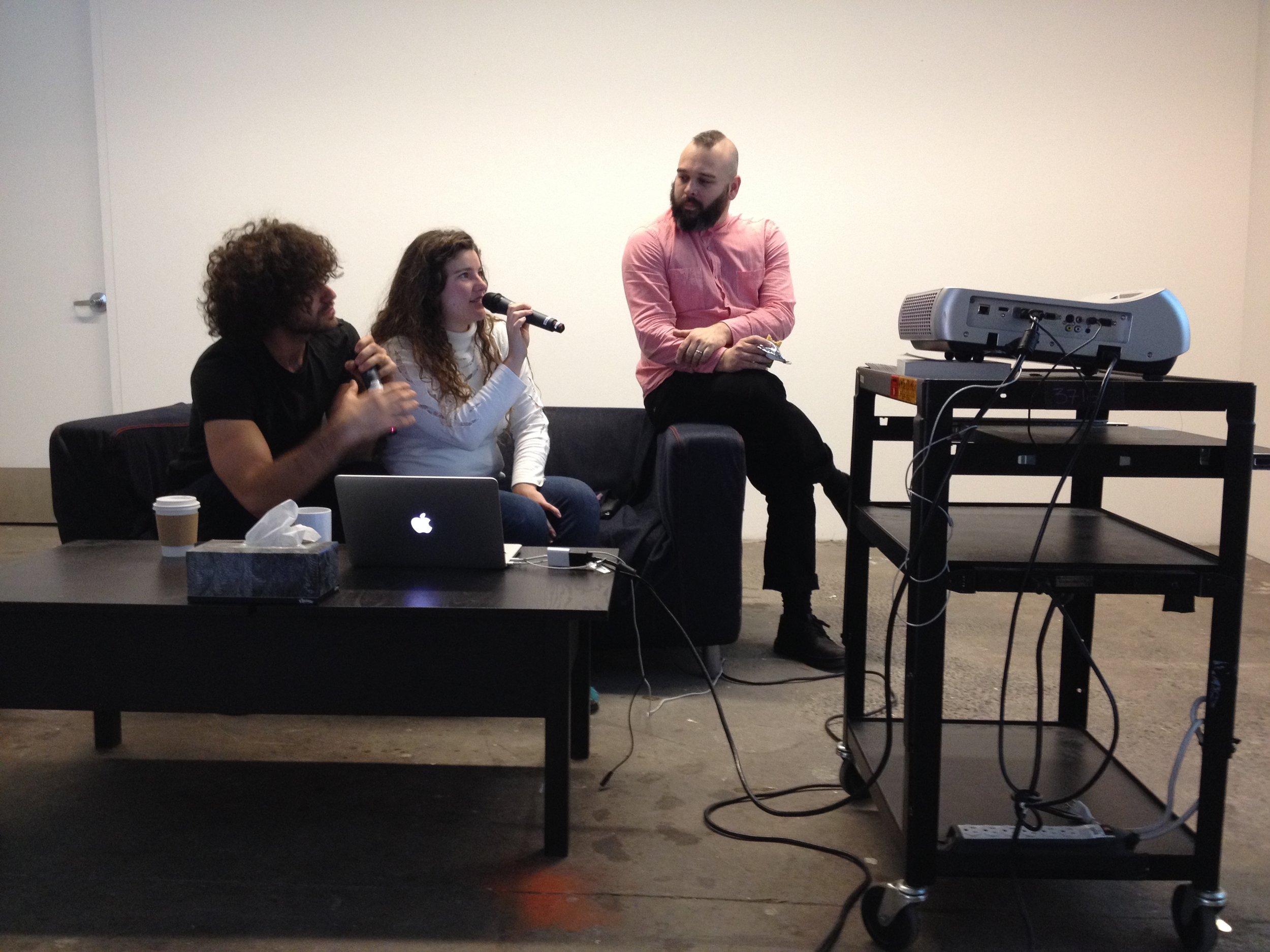   Delete my e-flux , documentation from six-hour “email deletion jam” performance, 2015 