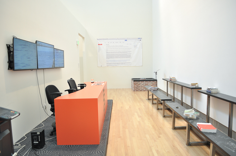 Installation view, Work in Progress: Investigations South of Market , Yerba Buena Center for the Arts, 2016.